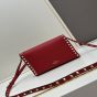 Valentino SMALL ROCKSTUD GRAINY CALFSKIN CROSSBODY BAG