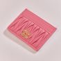 MIU MIU Matelassé nappa leather card holder