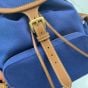 MIU MIU Canvas and leather backpack
