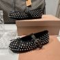 MIU MIU Leather ballerinas
