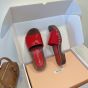 MIU MIU Patent leather clogs