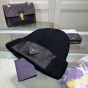 Prada Re-Nylon gabardine and wool cap