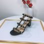 Valentino ROCKSTUD CALFSKIN ANKLE STRAP SANDAL