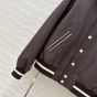Celine teddy jacket with shirt collar in soft lambskin