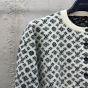 LV Monogram Brushed Knit Cardigan 