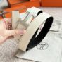 Hermès H belt buckle & Reversible leather strap 32 mm