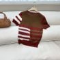 Hermès Cashmere "Garde-Robe Pop" short-sleeve sweater