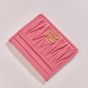 MIU MIU Matelassé nappa leather card holder