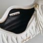 MIU MIU Wander matelassé nappa leather hobo bag