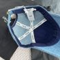 Celine TRIOMPHE BASEBALL CAP IN DENIM UNION WASH