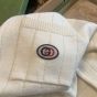 Gucci Knit cotton V-neck cardigan with Web