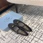 Prada Suede ballerinas with crystals