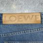 LOEWE Anagram cropped jeans in denim