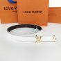 Pretty LV Enamel 20mm Reversible Belt