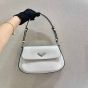 Medium Prada Cleo brushed leather shoulder bag