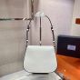 Medium Prada Cleo brushed leather shoulder bag