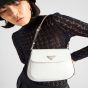 Medium Prada Cleo brushed leather shoulder bag