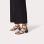 Valentino ROCKSTUD CALFSKIN ANKLE STRAP SANDAL