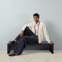 Gucci Knit cotton V-neck cardigan with Web