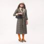 Valentino TWILL TOUTE LA V MIDI DRESS