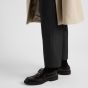 Prada Chocolate brushed leather loafers