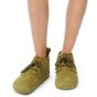LOEWE Lago lace-up bootie in suede and shearling