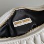 MIU MIU Wander matelassé nappa leather hobo bag