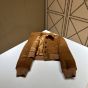 MIU MIU Cropped suede jacket