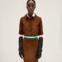 MIU MIU Cropped suede jacket