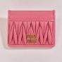 MIU MIU Matelassé nappa leather card holder