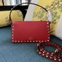 Valentino SMALL ROCKSTUD GRAINY CALFSKIN CROSSBODY BAG