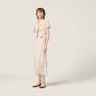 MIU MIU Long crêpe de Chine dress