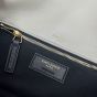YSL Calypso small in plunged lambskin