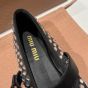 MIU MIU Leather ballerinas