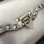 Valentino SMALL ROCKSTUD GRAINY METALLIC CALFSKIN CROSSBODY BAG