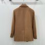 MIU MIU Single-breasted camel-hair jacket
