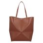 LOEWE XL Puzzle Fold tote in shiny calfskin