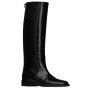 YSL HUNT boots in glazed leather