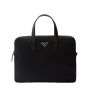 Prada Re-Nylon and Saffiano leather briefcase
