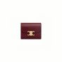 Celine SMALL FLAP WALLET TRIOMPHE IN SHINY CALFSKIN