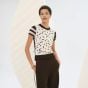 Hermès Cashmere "Garde-Robe Pop" short-sleeve sweater