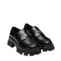 Prada Monolith brushed leather loafers