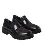 Valentino LOAFER IN TOILE ICONOGRAPHE TECHNICAL FABRIC AND CALFSKIN