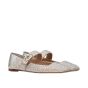Valentino VLOGO LOCKER MARY JANE BALLERINA WITH CRYSTALS