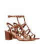 Valentino ROCKSTUD CALFSKIN ANKLE STRAP SANDAL
