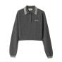 MIU MIU Wool and cashmere polo sweater