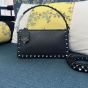 Valentino SMALL ROCKSTUD GRAINY CALFSKIN CROSSBODY BAG