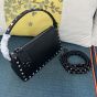 Valentino SMALL ROCKSTUD GRAINY CALFSKIN CROSSBODY BAG