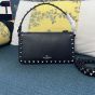 Valentino SMALL ROCKSTUD GRAINY CALFSKIN CROSSBODY BAG