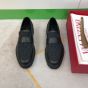 Valentino LOAFER IN TOILE ICONOGRAPHE TECHNICAL FABRIC AND CALFSKIN
